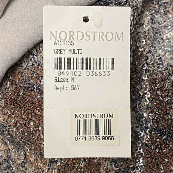 NWT ASTR Python Print Sequin Tank, Sz M - Picture 6 of 8